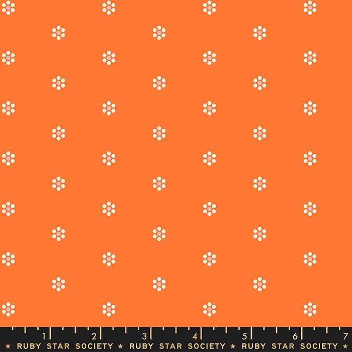 Rise and Shine - Ditsy Dots Orange - RS0083 14 - Ruby Star Society