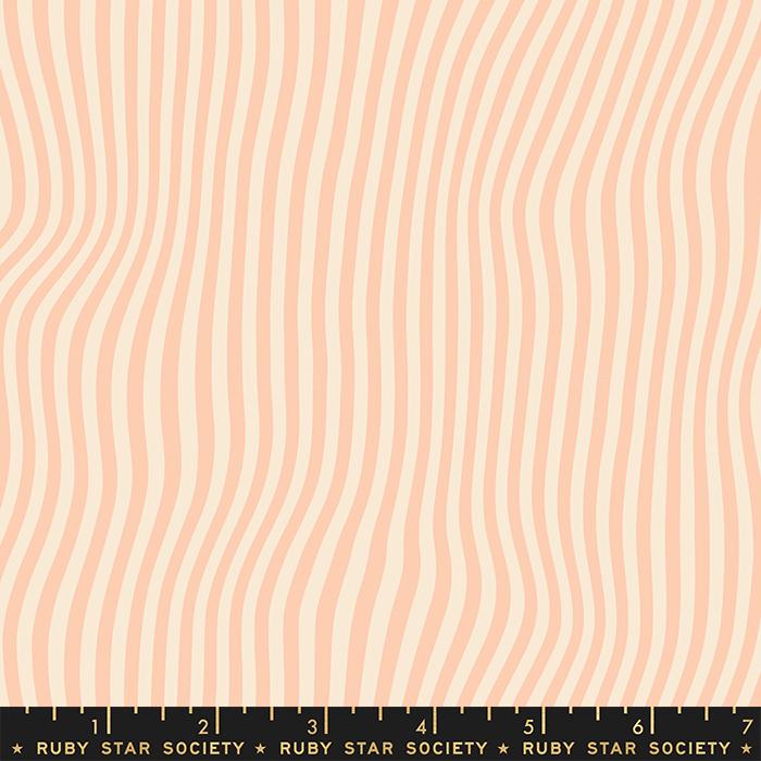 Rise and Shine - Shimmer Stripes Peach Blossom - RS0084 11 - Ruby Star Society