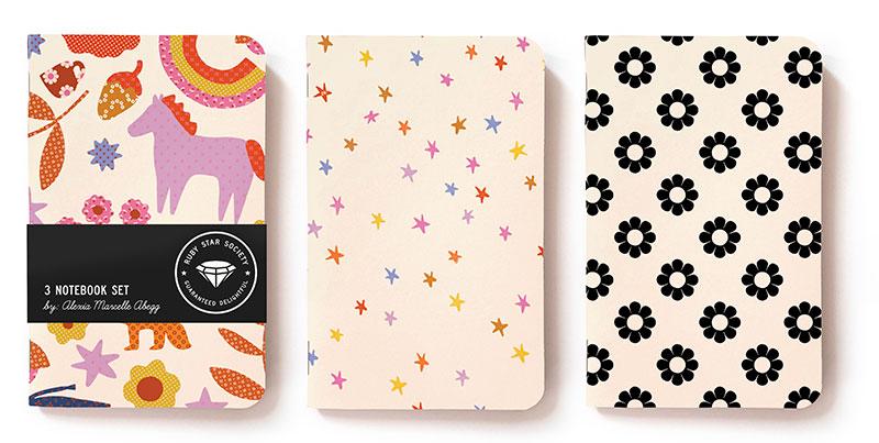 Notebook Meadow 3ct - RS 7066 - Ruby Star