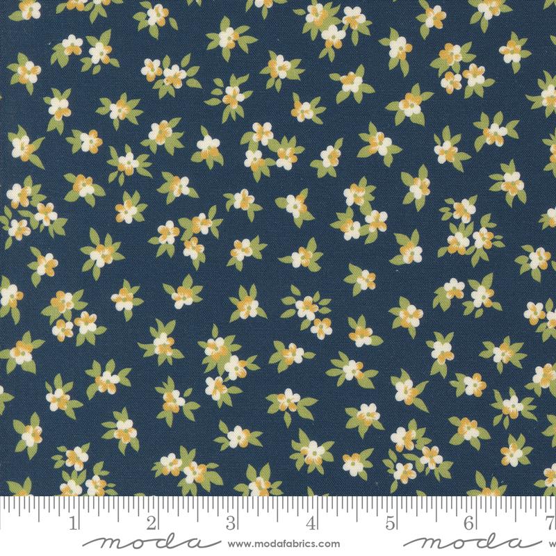 Chelsea Garden - Tea Rose - Navy - 33749 16