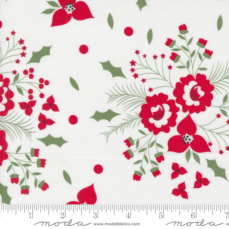 Starberry - Holiday Rose Florals White - 29180 11
