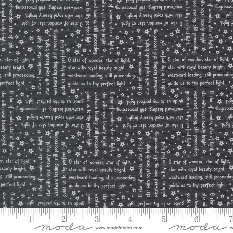 Starberry - Woven Song Text Charcoal - 29184 24