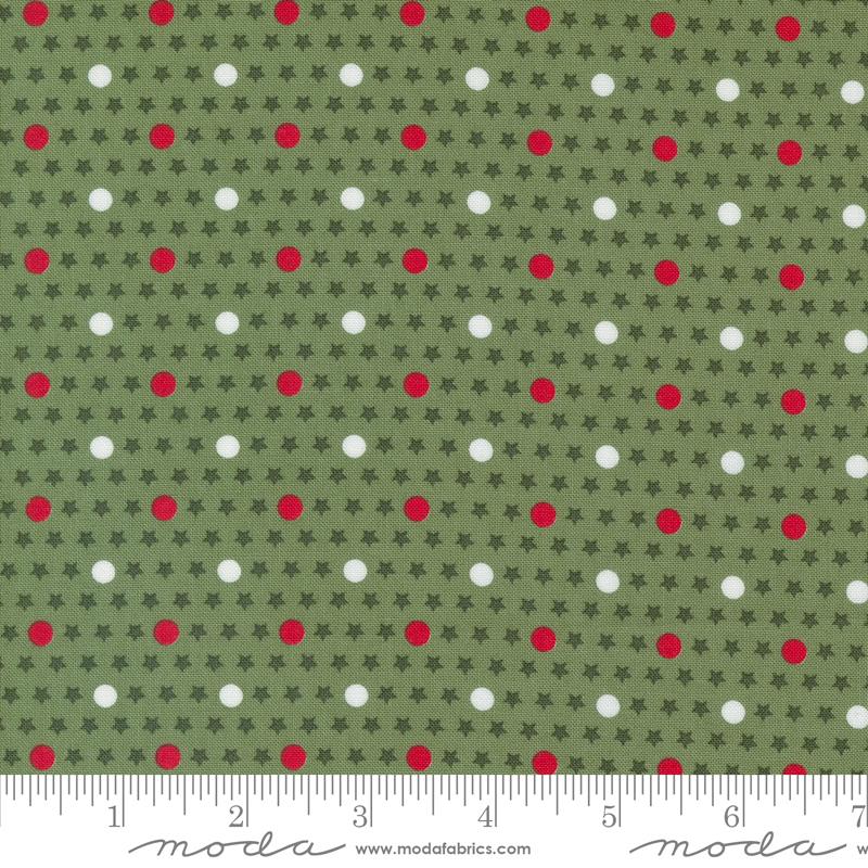 Starberry - Polka Star Dots Green - 29186 13