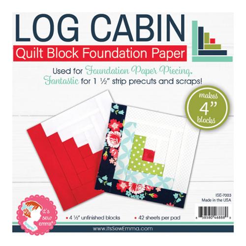4" Log Cabin Foundation Paper - ISE-7003