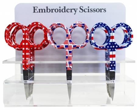 Stars and Stripes Embroidery Scissors - 6340A-82