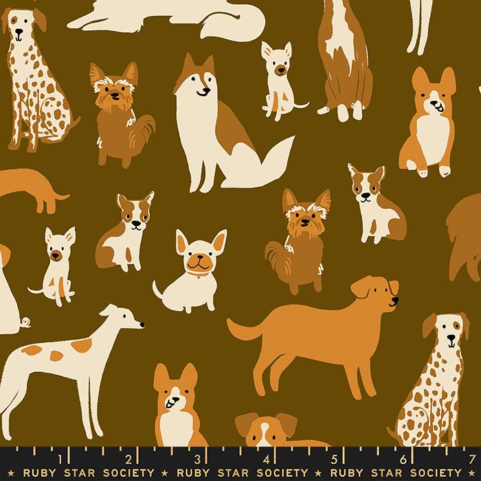 Dog Park - Dog Medley Cocoa - RS2094 15 - Ruby Star Society