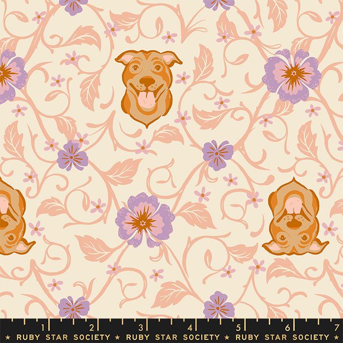 Dog Park - Pitbull Floral Shell - RS2095 11 - Ruby Star Society
