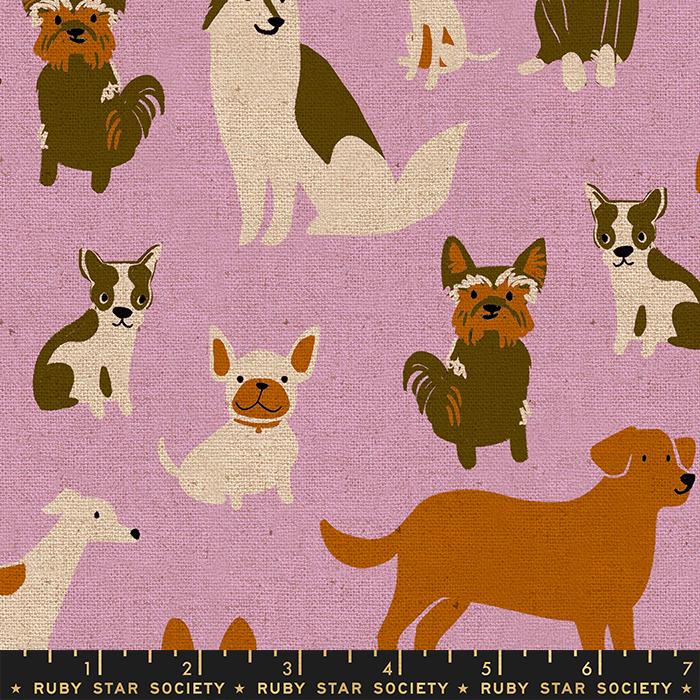 Dog Park - Dog Medley Canvas Macaron - RS2101 20L - Ruby Star Society
