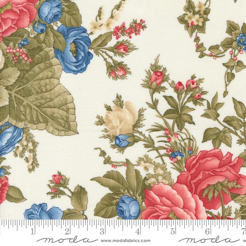 Grand Haven - Cabbage Rose Florals Cream - 14980 11