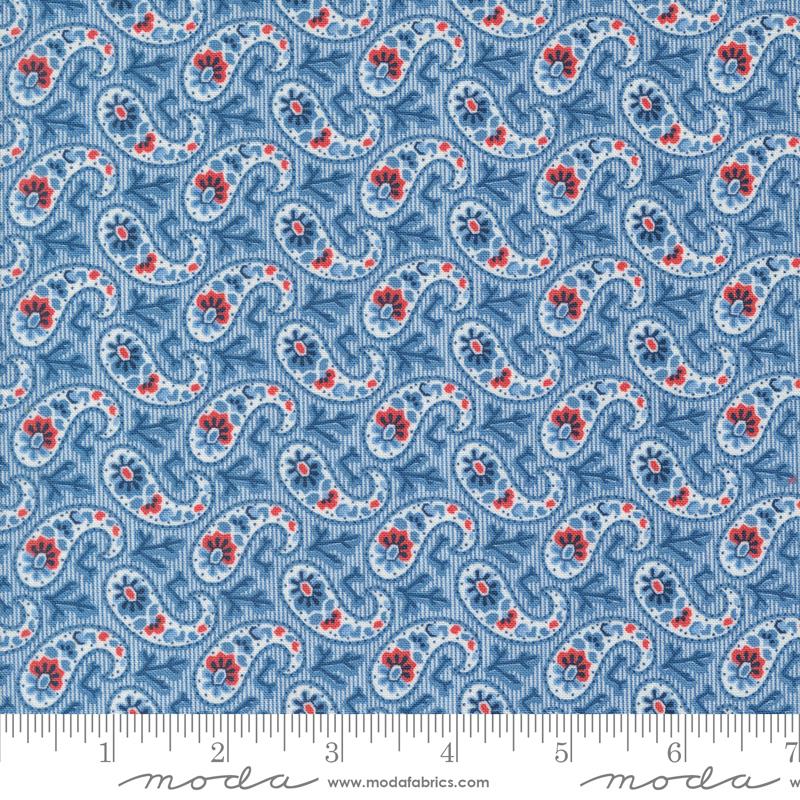 Grand Haven - Bandana Paisley Stripe Sky - 14986 11