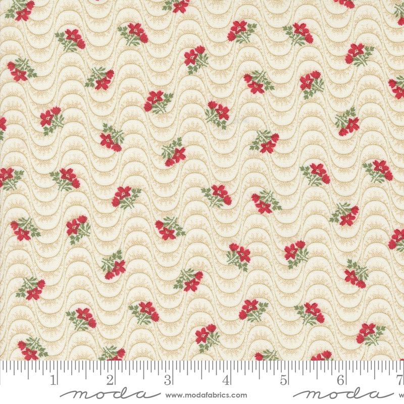 Grand Haven - Floral Moire Blenders Cream - 14987 11