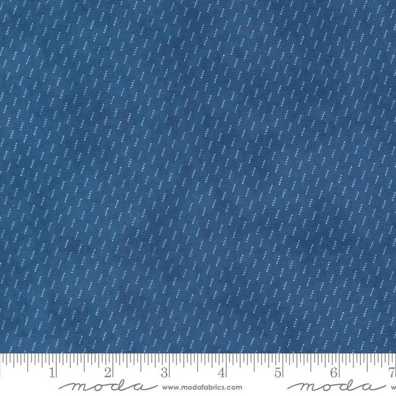 Grand Haven - Dotted Shirting Blenders Nautical Blue - 14988 18