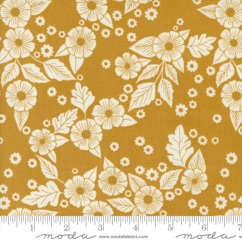 Field of Flowers - Floral Scatter Goldenrod - 3313 13