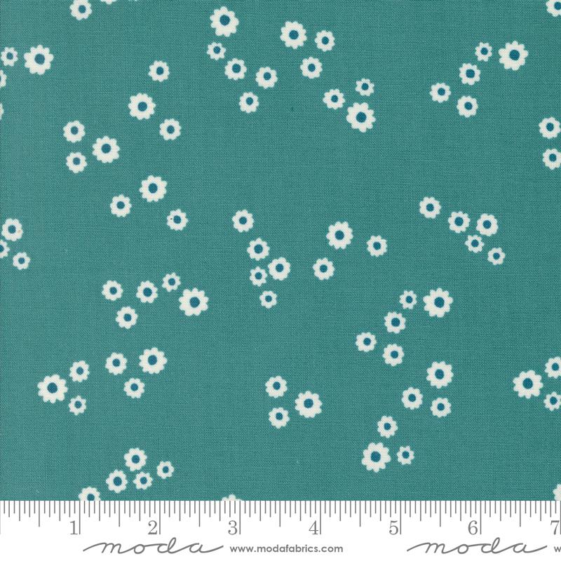 Field of Flowers - Chamomile Turquoise - 3316 15