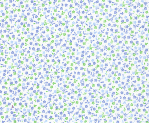 Blue Floral - #1166