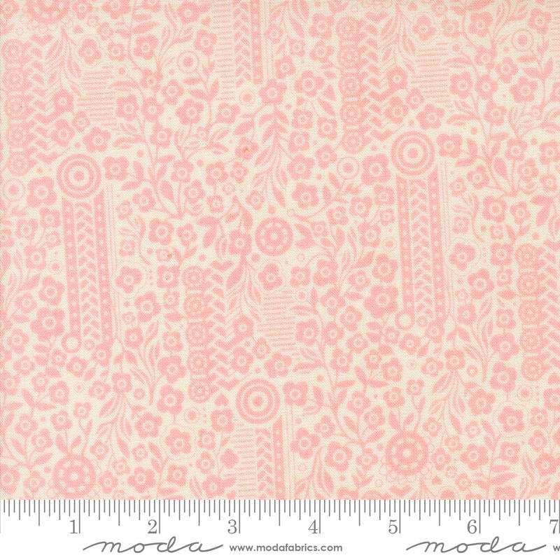 Pink background with pink flowers