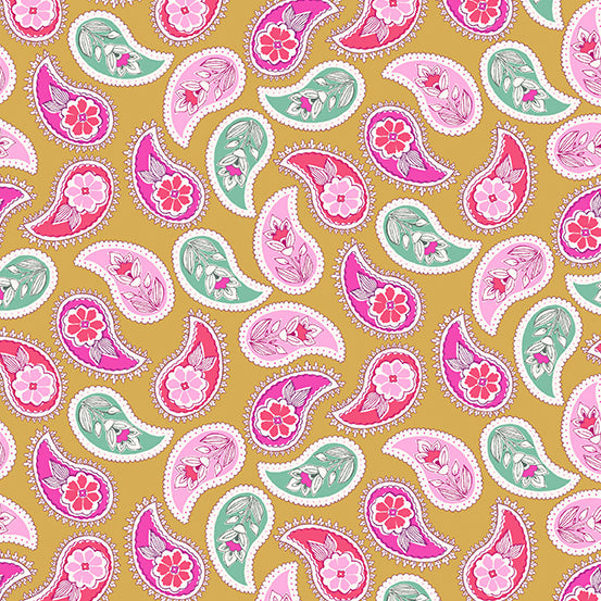 Enchanted Bloom - Paisley Parade Marigold - A-891-Y