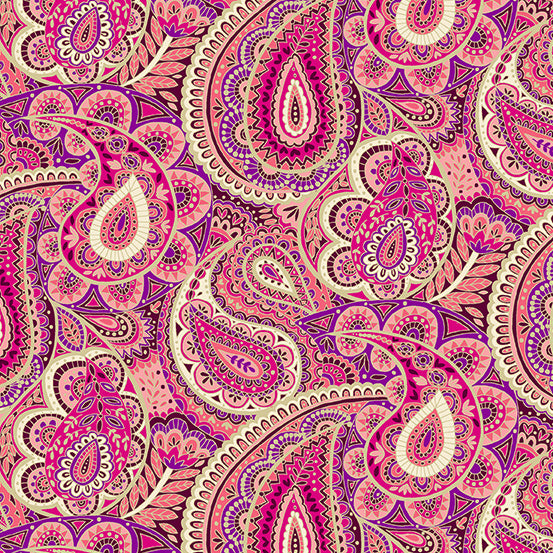 Luxe Paisley Pink - TP2615P