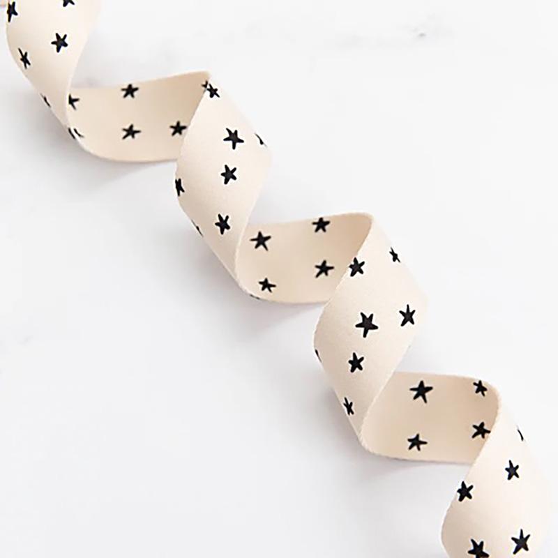 Starry Webbing Natural/Black 1.5" - SSCWEB 20