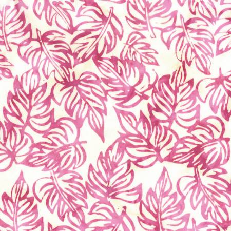 Breezy Brights Batik - Pink Leaves - 870Q-13