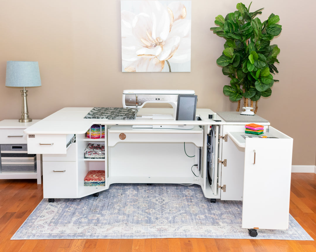 Horn of America Cabinet: Model 9090 Combo - Sewing/Embroidery/Serger Cabinet