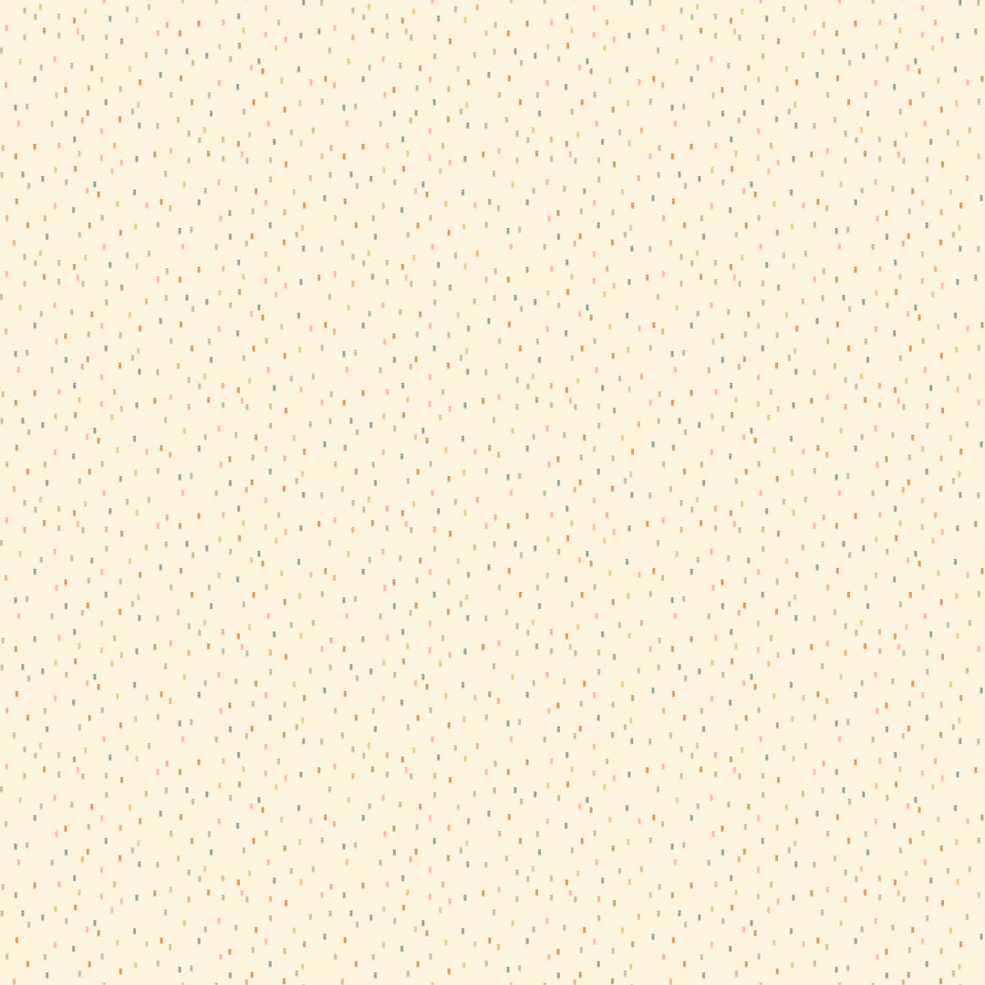 Low volume dots on a cream backbround