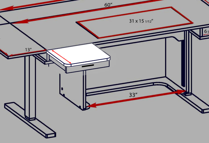 Horn of America Model 9100 Drawer Extension
