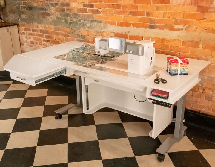 Horn of America Cabinet: Model 9100 Height Adjustable Sewing Table