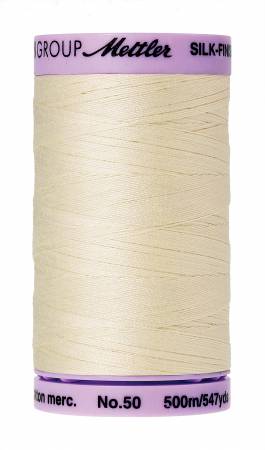 Silk Finish 50wt Cotton Thread 547yd - Antique White - 9104-3612
