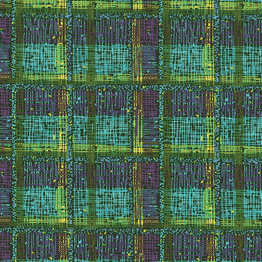 Crosshatch - Teal/Purple - 9195-86