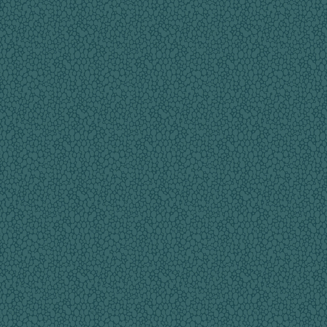 slate greenish blue colored stone silhouette print on a dark teal background