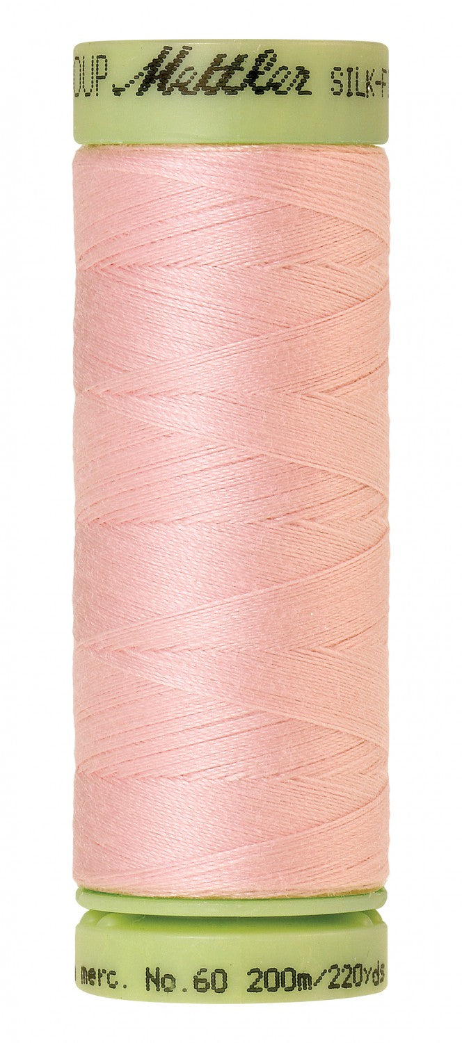 Silk-Finish 60wt Solid Cotton Thread 220yd - Parfait Pink - 9240-0085