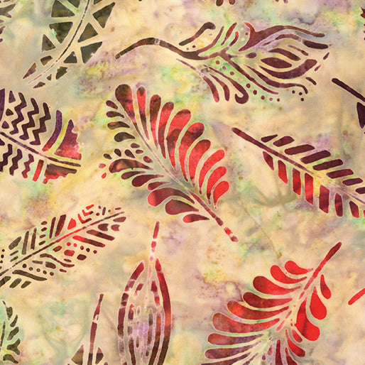 Bali Sandy Isle Batik - Sand/Red - 9252-70