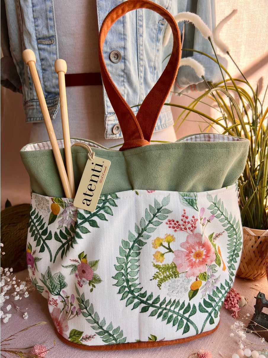 Crochet organizer bag on sale