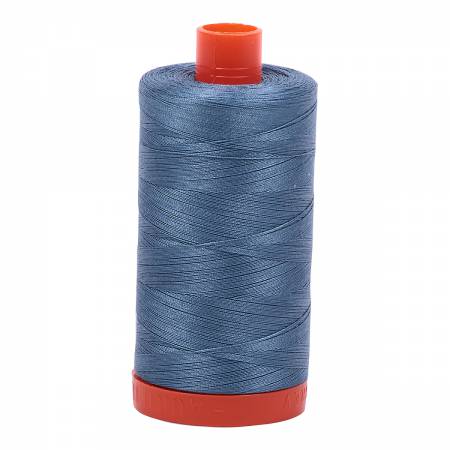 Mako Cotton Thread Solid 50wt 1422yds - Blue Grey - A1050-1126