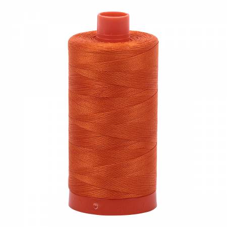 Mako Cotton Thread Solid 50wt 1422yds - Orange - A1050-2235