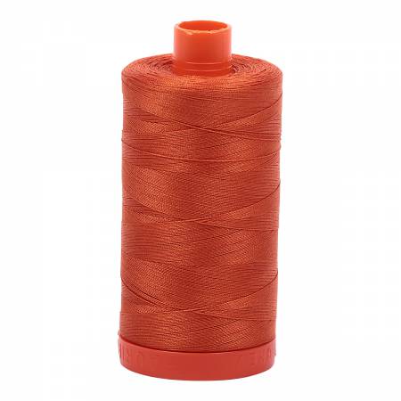 Mako Cotton Thread Solid 50wt 1422yds - Rusty Orange - A1050-2240