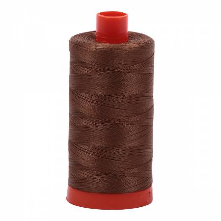 Mako Cotton Thread Solid 50wt 1422yds - Dark Antique Gold - A1050-2372