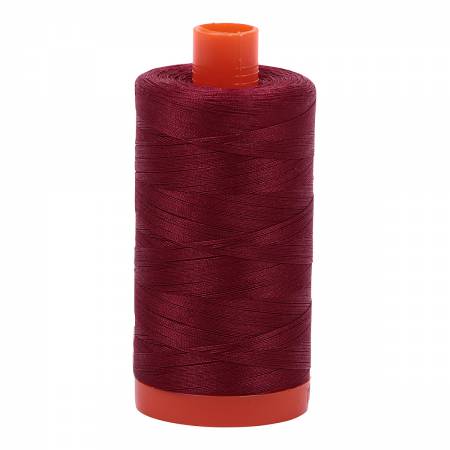 Mako Cotton Thread Solid 50wt 1422yds - Dark Carmine Red - A1050-2460