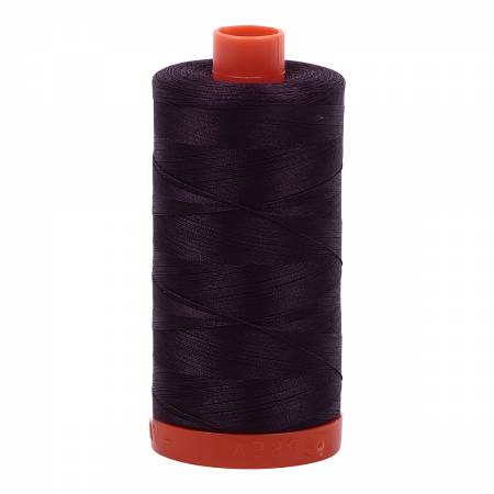 Mako Cotton Thread Solid 50wt 1422yds - Aubergine - A1050-2570