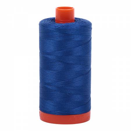 Mako Cotton Thread Solid 50wt 1422yds - Medium Blue - A1050-2735