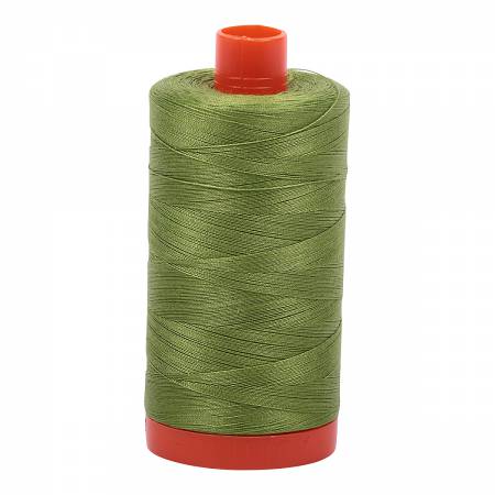 Mako Cotton Thread Solid 50wt 1422yds - Fern Green - A1050-2888