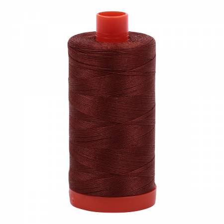Mako Cotton Thread Solid 50wt 1422yds - Copper Brown - A1050-4012