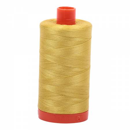 Mako Cotton Thread Solid 50wt 1422yds - Gold Yellow - A1050-5015
