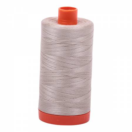 Mako Cotton Thread Solid 50wt 1422yds - Light Pewter - A1050-6711