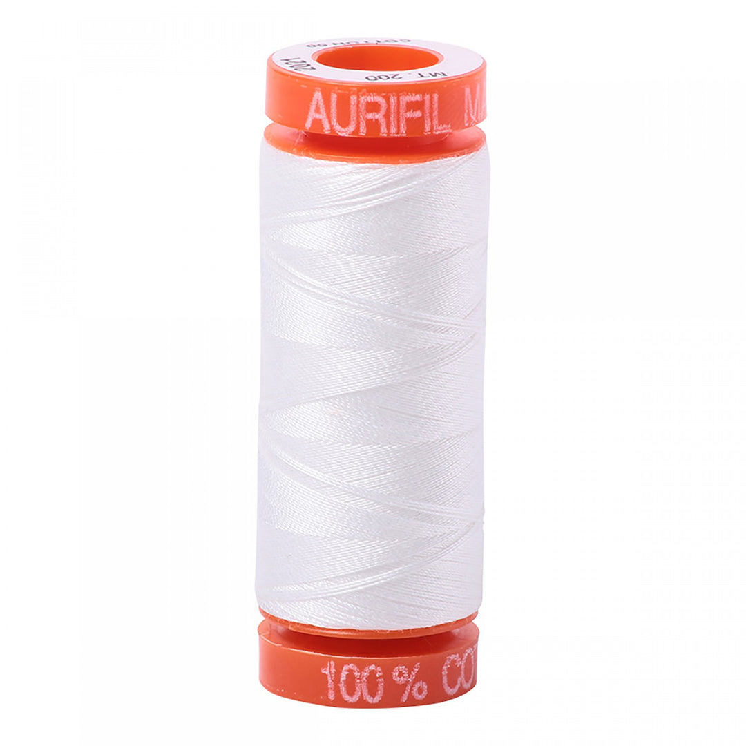 Silk-Finish 50wt Solid Cotton Thread 220yd - Natural White - A20050102021