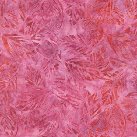 Floral Paradise Batik - Leaves Fuchsia - AMD22210108