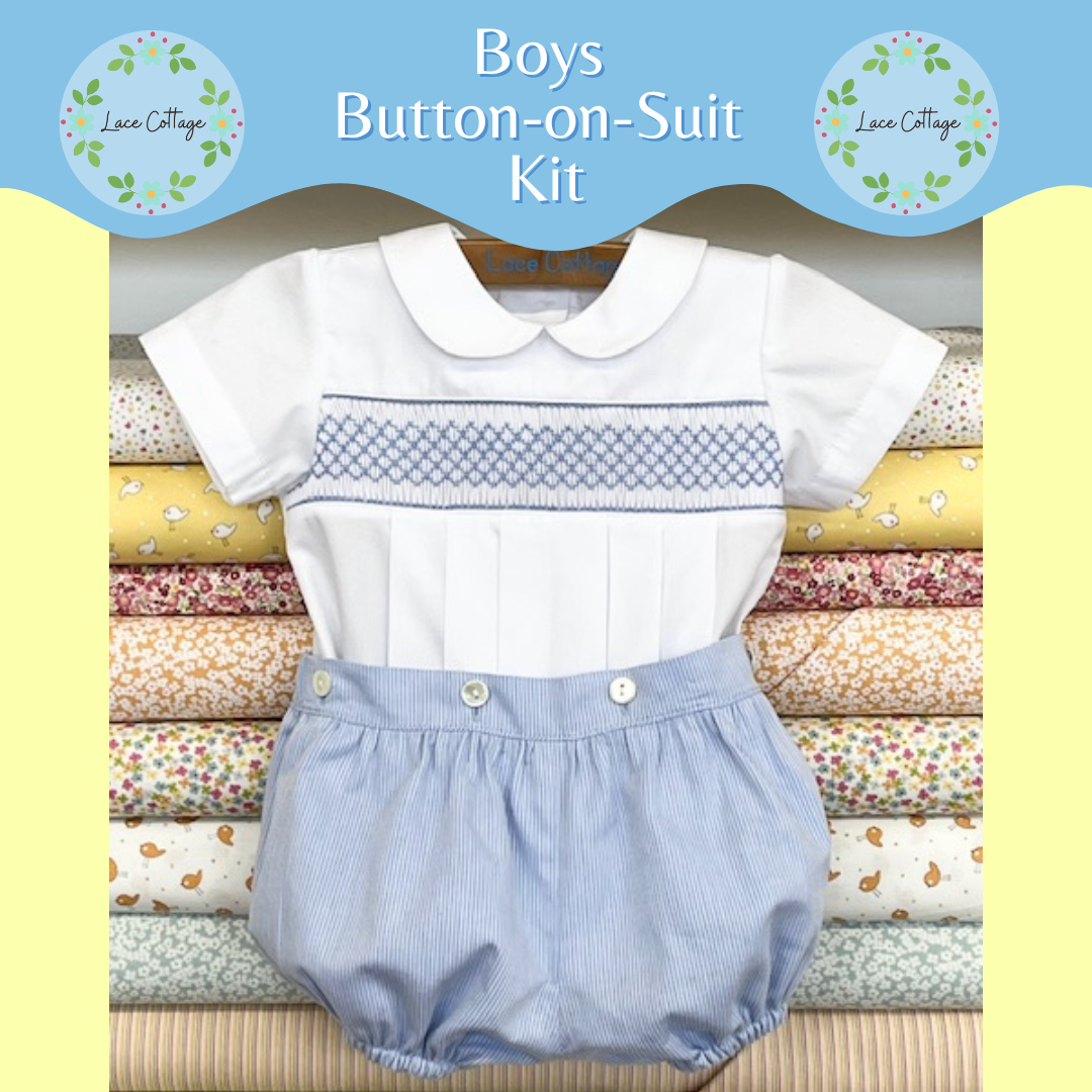 Boys Button-On Suit Kit