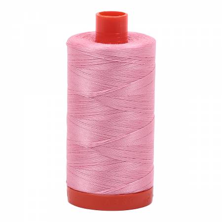 Mako Cotton Thread Solid 50wt 1422yds - Bright Pink - A1050-2425