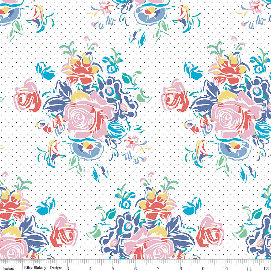 Always in Season - Large Floral White - C15100-WHITE